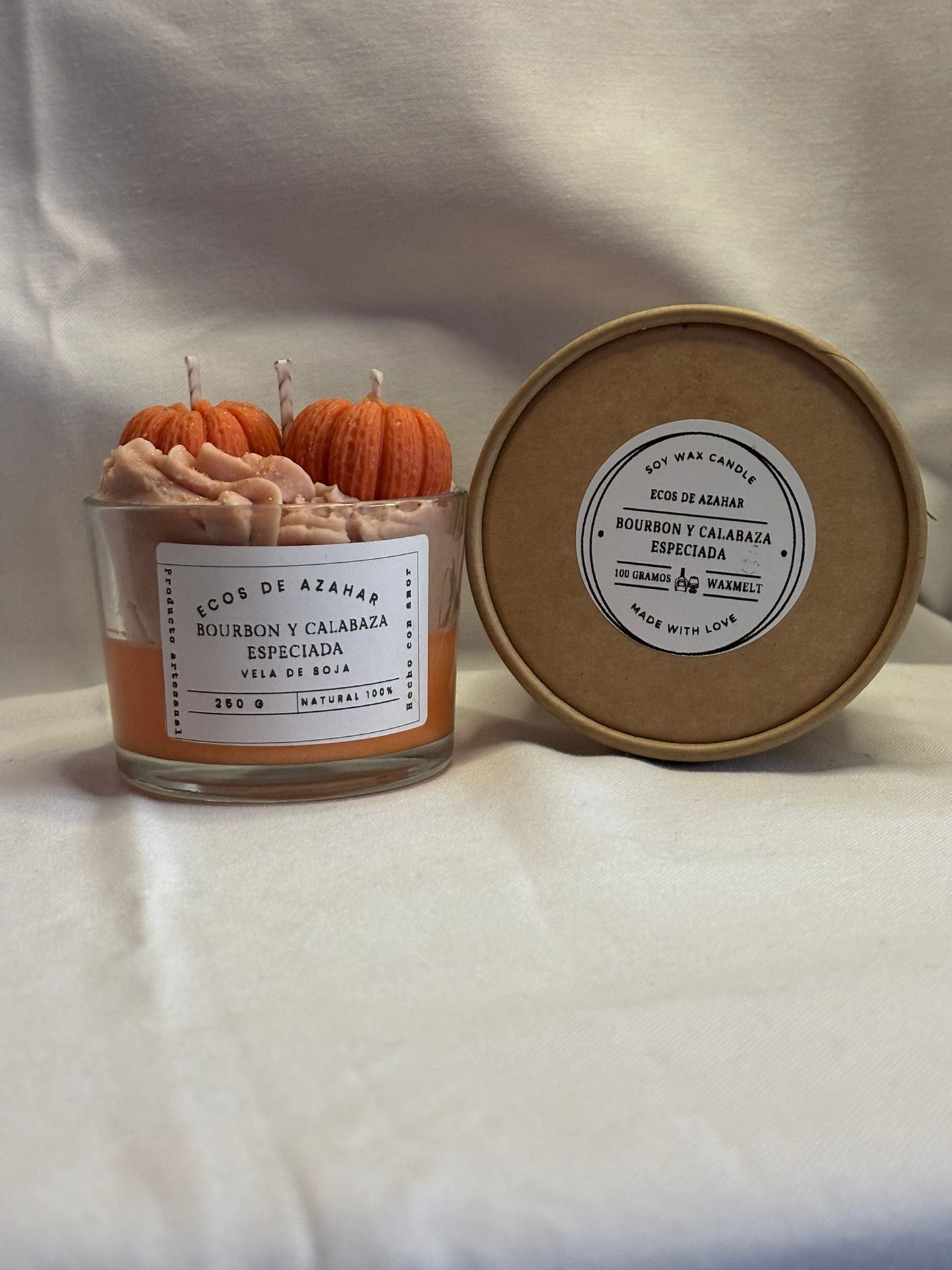 Velita de Bourbon y calabaza especiada
