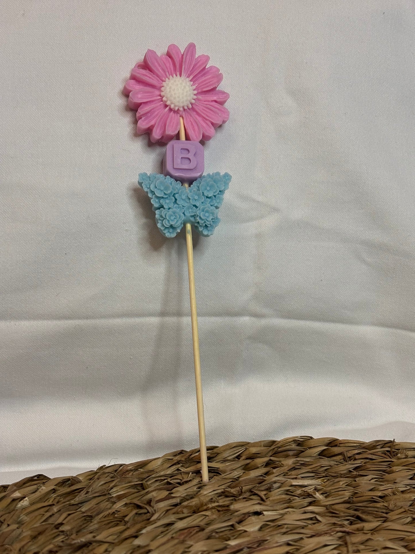 Brocheta de wax melts personalizada