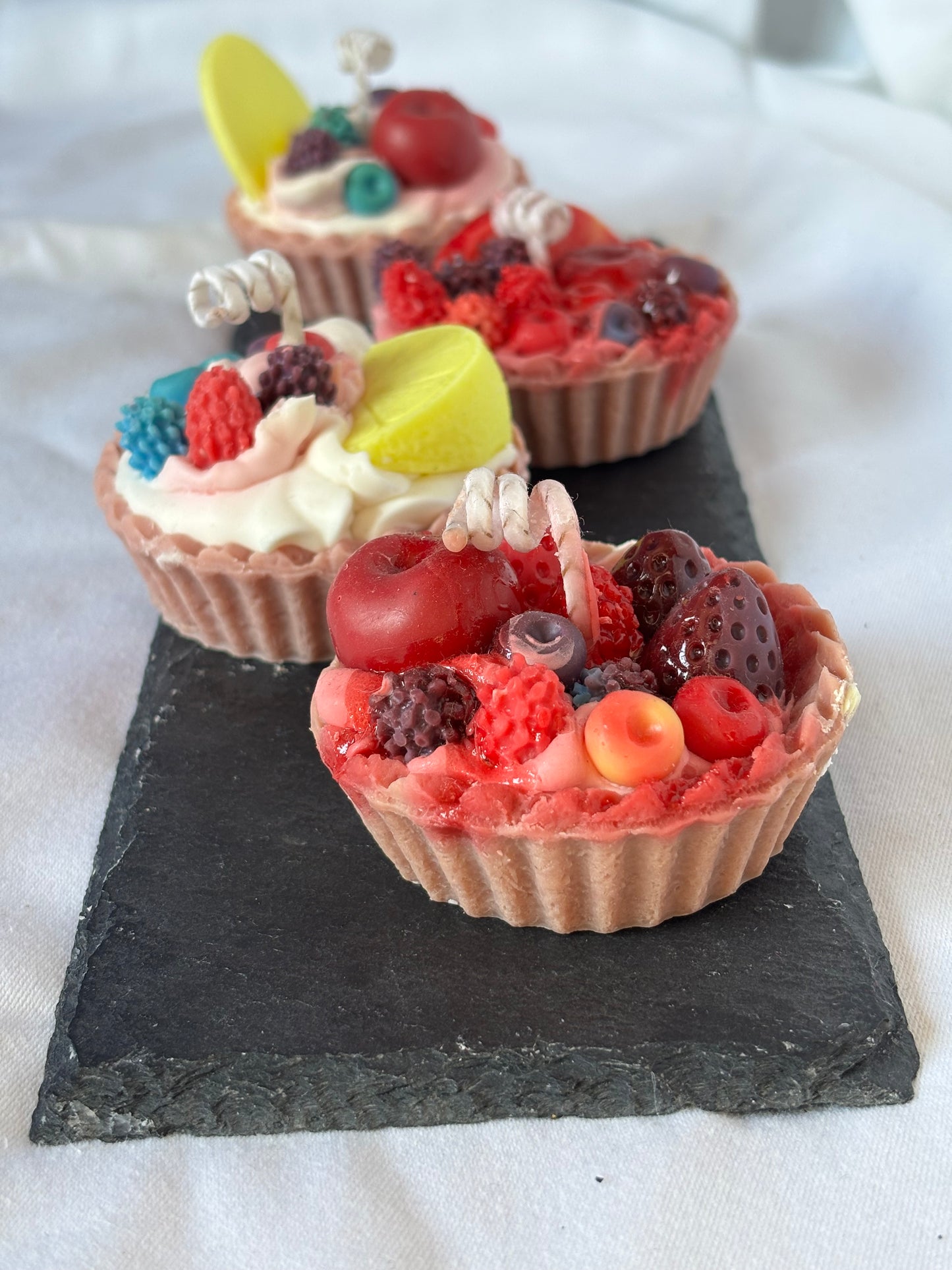 Velita pastelito de frutas