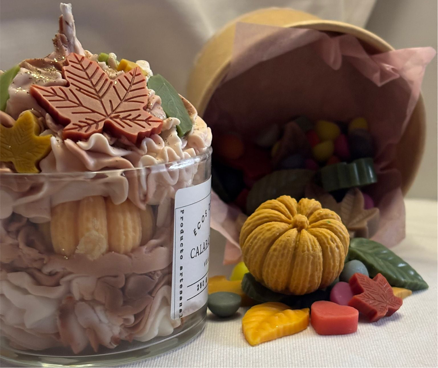 Velita de Calabaza otoñal