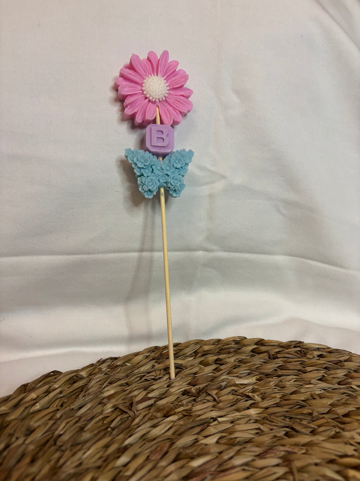 Brocheta de wax melts personalizada