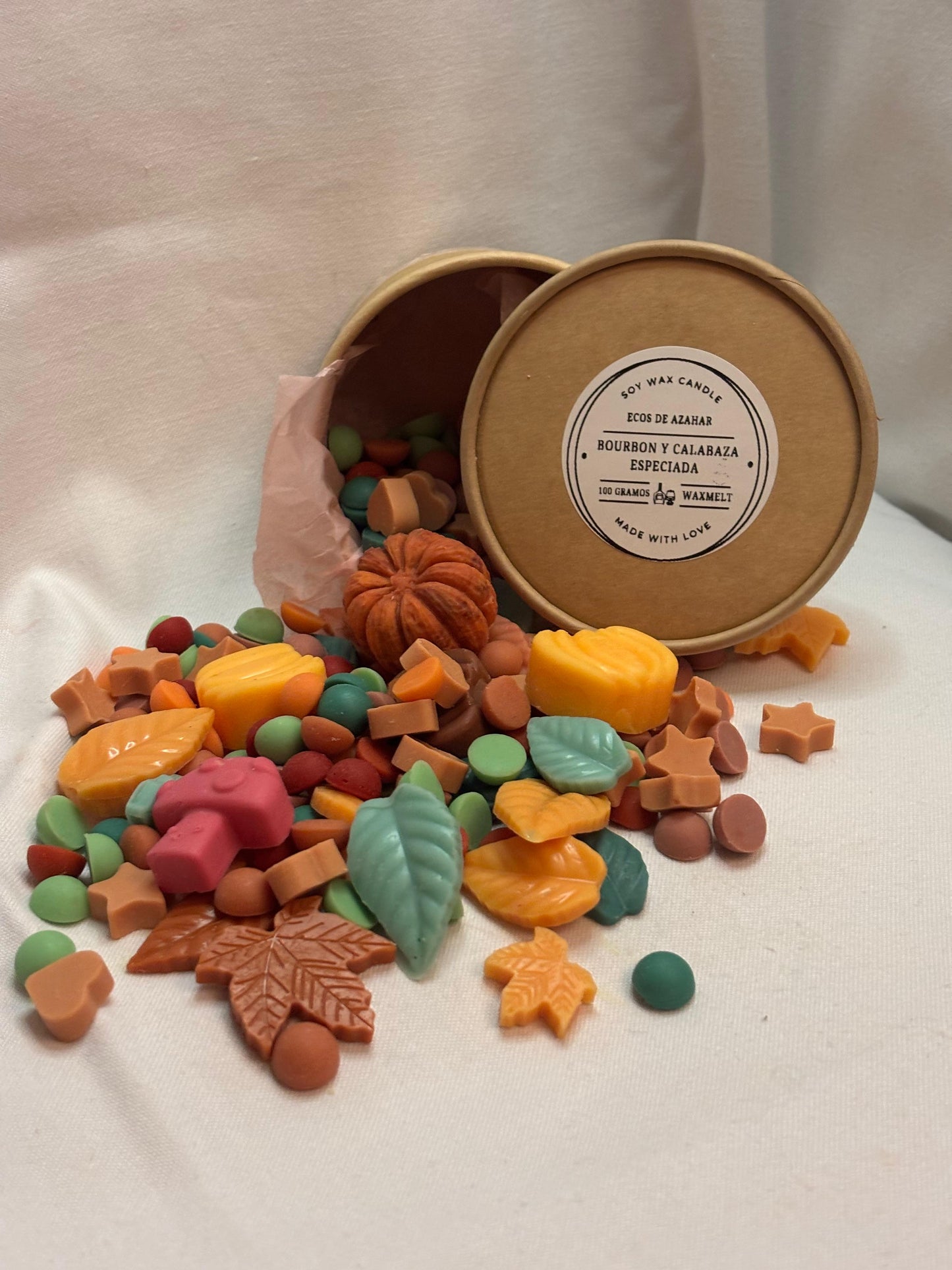 Wax melts de bourbon y calabaza especiada